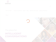 Tablet Screenshot of manthanindia.com